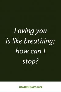 Gambar 7 : mencintaimu itu seperti bernafas