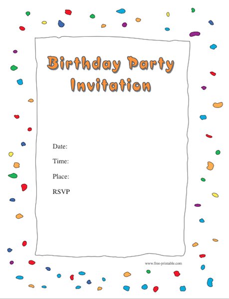 template undangan ulang tahun