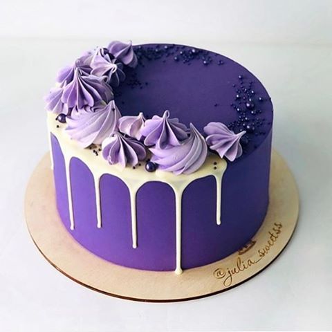 gambar kue ungu